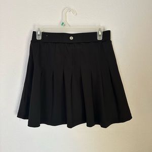 black tennis skirt with built in shorts